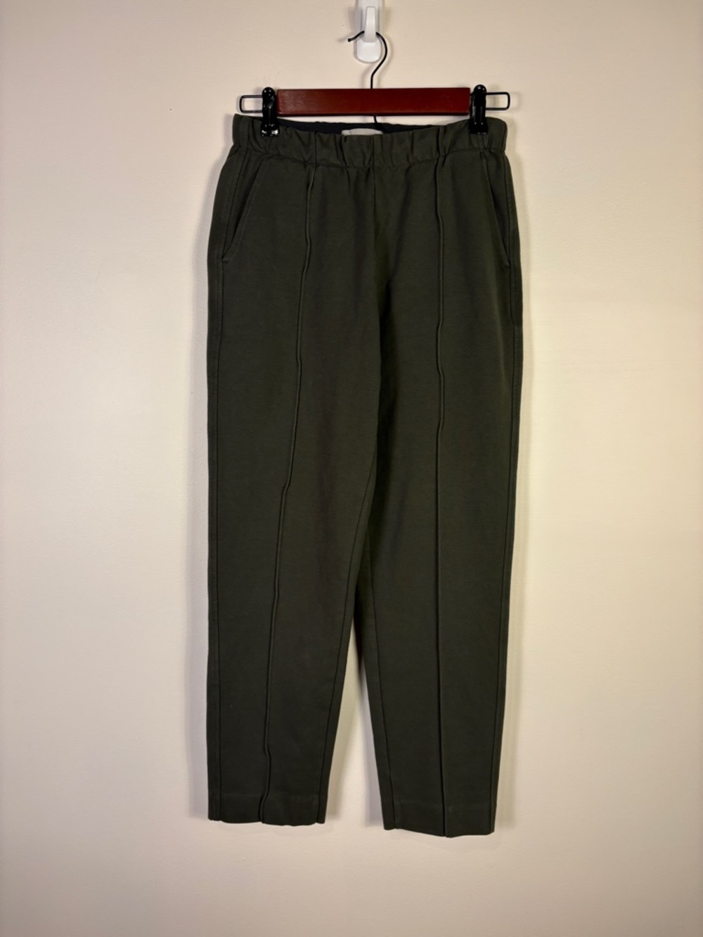 Everlane Olive Green Cropped Ankle Pants